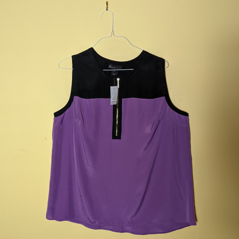 Nwt size 20 Lane Bryant color Block Tank blouse